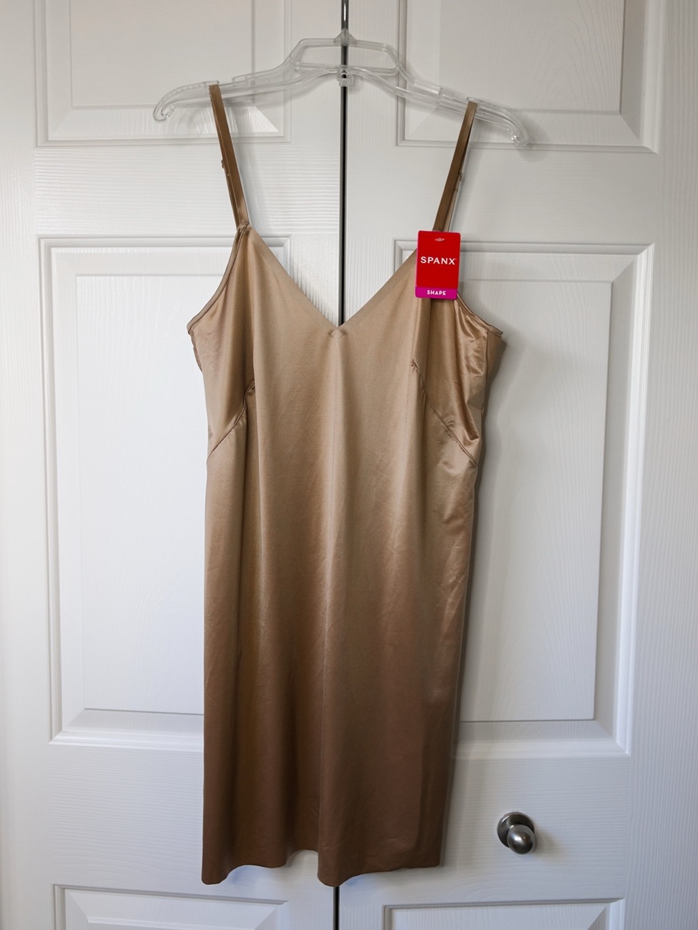 SPANX Shaping Satin Chemise Cafe Au Lait Size XS